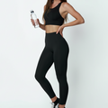 High Waist Tummy Control Leggings for Women Seamless Butt Lifting Yoga Pants with Pockets Squat Proof  Tummy Shaping Workout Running Gym Leggings